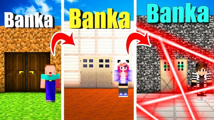 JAK SE MĚNILA SUPER BANKA V MINECRAFTU? | MEGA TROLLING HRA! 😂 | ️ ...