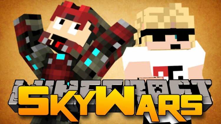 Muj Retardovany Skin Minecraft Mini Game Skywars Youtuberi Tv