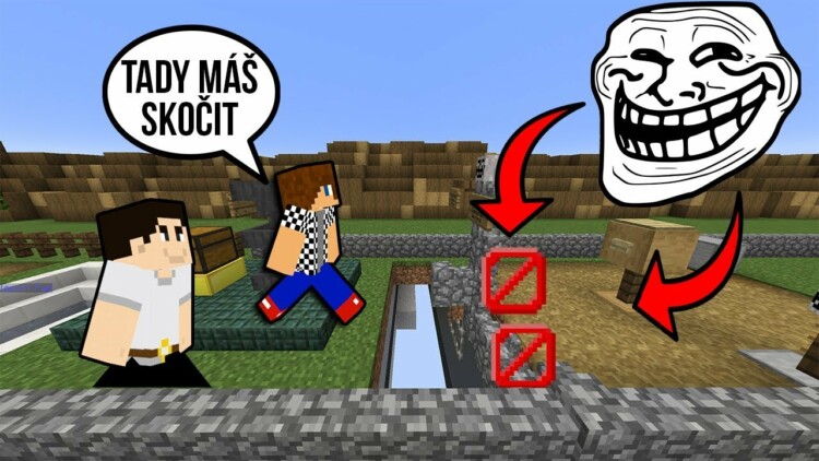 UKRYTÉ TROLLY V MINECRAFTU, DĚLÁ SI Z NÁS TVŮRCE MAPY SRANDU ??!! 🤬😱 ...